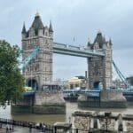 Tower Bridge, London landmark.