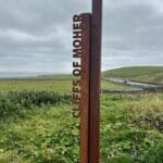 Cliffs of Moher signpost.