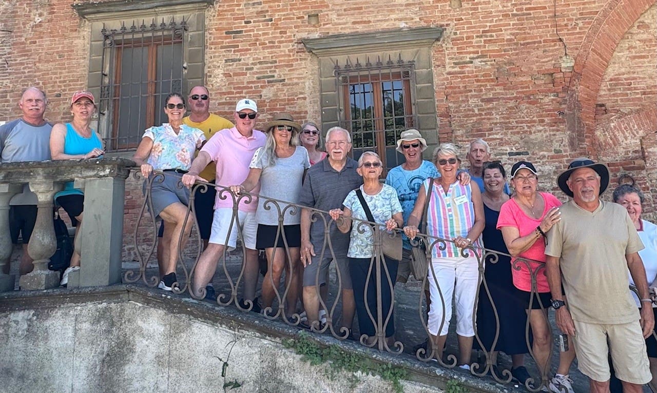 Sunset view over calm tropical beach.